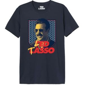 Ted Lasso T-shirt heren, Marineblauw, 3XL