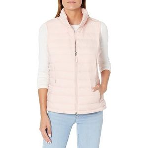 Amazon Essentials Lichtgewicht waterbestendig verpakt Puffer Vest Down Alternatieve jas, lichtroze, XS (UK 8-10)