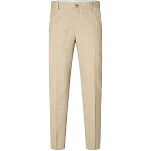 SELETED HOMME SLHSLIM-Oasis Linen TRS NOOS, zand