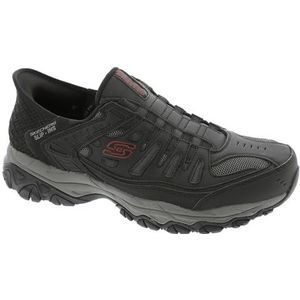 Skechers Afterburn M. Fit Ridgeburn Slip-in Black/Charcoal 14 4E - Extra Wide
