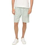 s.Oliver Broek  donkergrijs / pastelgroen / wit