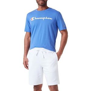 Champion Legacy Icons Tonal Logo Pants - C-logo Spring Terry Bermuda Shorts, Wit, L Heren SS24, Wit, L