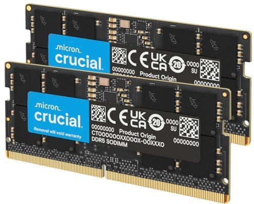 Crucial - DDR5 RAM - 128GB Kit - 5600MHz - SODIMM