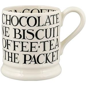 Emma Bridgewater Keramische mok, 300 ml, grote gepersonaliseerde mok, cadeau-idee voor dames en heren, mok voor werkcollege, originele handbeschilderde mok voor koffie, thee, cappuccino, thee en