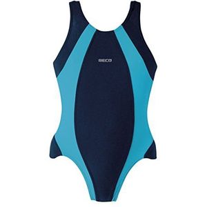 Beco - Maxpower - Badpak - Marineblauw/turquoise - Meisjes - Mt 152