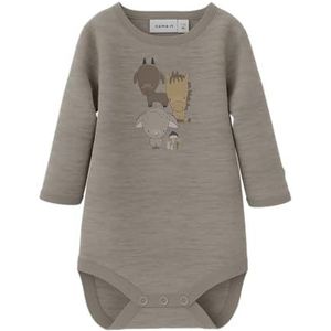 Nbnwup Wool/Co Ls Body, beige, 68