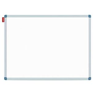 Memobe Whiteboard voor kantoor, school, markeerbord, magnetisch schrijfbord, magnetisch whiteboard om op te hangen, wandbord, frame van aluminium, 60 x 40 cm