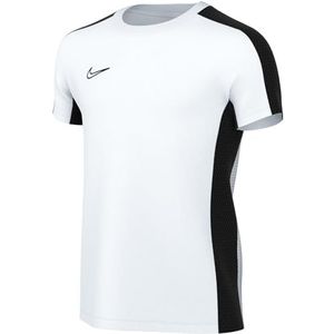 Nike Uniseks T-shirt voor kinderen en jongens, Wit/Zwart/Zwart, S