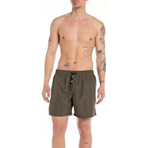 Replay Heren LM1093 Boardshorts, 934 Strategy Green, L, 934 Strategy Green, L