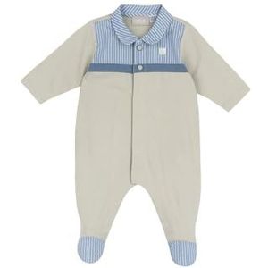 Chicco Katoenen romper met voet voor jongens 0-24, licht natuur, 6 maanden, Natuurlijk licht, 6 Maanden