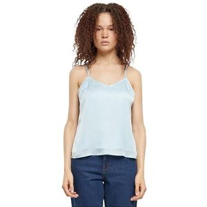 Urban Classics Dames Top Ladies Viscose Satijn Slip Top Oceanblue XS, oceaanblauw, XS