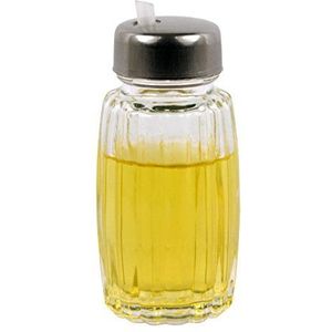 Praktische 5903456004729 Vloeibare kruiden glazen container met deksel, 50 Ml, Kunststof Oranje