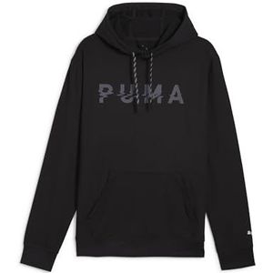 Puma - Cloudspun Branded Hoodie - Grijs - Polyester/Spandex - Capuchon