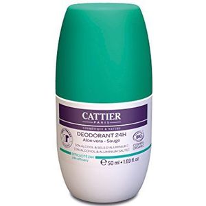 Cattier-Paris Deodorant 24 uur roll-on, 50 ml