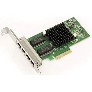 KALEA-INFORMATIQUE 4-poorts Gigabit Ethernet RJ45 LAN netwerkcontroller kaart op PCIe x4 slot met Intel I350-T4 chipset