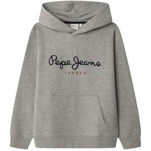 Pepe Jeans Boy's ART HOODIE Sweatshirt, Grijs (MARL GREY), 10, Grijs (Marl Grijs), 10 jaar