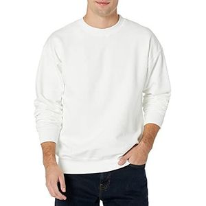 Hanes 10 oz Ultieme katoenen fleece crew, Wit, 3XL