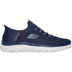 Skechers Heren Summits High Range Sneaker, Navy Mesh Trim, 40 EU