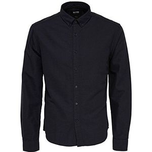 Only & Sons Sebastian formeel overhemd voor heren, Blauw (Donker marine), M