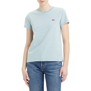 Levi's The Perfect Tee T-shirt voor dames, Yosemite Stripe Arona, XS