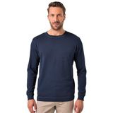 JP 1880 - Shirt - Navy Blauw - Lange Mouwen - Biologisch Katoen - Tot 8 XL