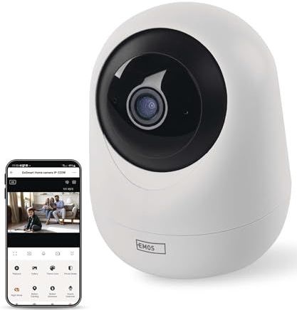 EMOS - H4060 - Bewakingscamera - Wit - 4MP - Dual Wifi - Nachtzicht