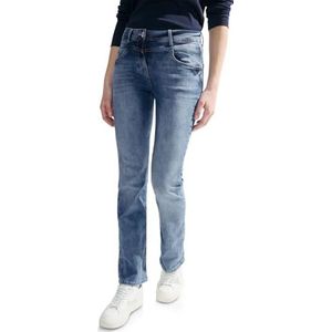 Cecil Bootcut jeansbroek voor dames, Authentieke Used Wash, 32W x 32L
