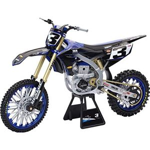 New Ray - Miniatuurmotorfiets uit de collectie - Yamaha YZF 450 Star Racing E. Tomac nr. 3 - Model van gegoten metaal - spelletjes en speelgoed voor groot en klein - vanaf 3 jaar