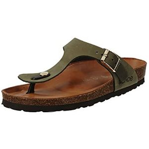 Rohde Alba Teenslippers, voor dames, comfortabele slippers, licht, zomer, strand, olijf 61, 40 EU