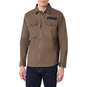 REPLAY - Herenhemd - Dark Olive 928 - Lange Mouwen - Met Borstzakken