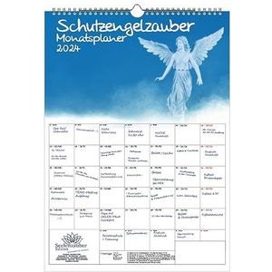 Beschermengelzauber planner DIN A3 kalender voor 2024 engel beschermengel kerker geloof - Seelenzauber