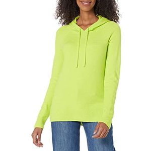 Amazon Essentials Dames Soft Touch Hooded Pullover Sweater, Lime Groen, Small