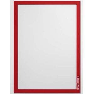 Franken GmbH AR14012 informatiekader (Frame It zelfklevend) 2 stuks DIN A4 rood