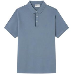 SPRINGFIELD Poloshirt voor heren, Blauw/Staal, XS