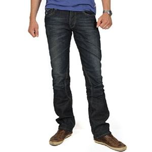Cross Jeans Luigi F 129-249 heren jeansbroek/lang, rechte pijp (rechte leg)
