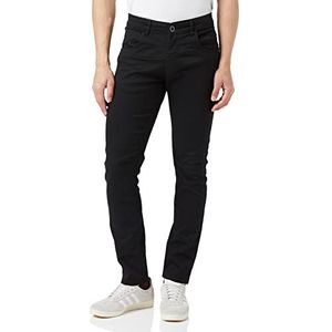 Enzo Chino broek voor heren, Zwart, 38W / 32L