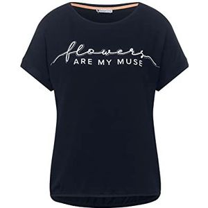Street One T-shirt voor dames, Grand Blue, 38