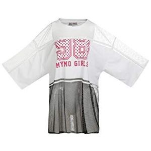 libbi Dames Shirt 13730066, Wit Zwart, S, wit, zwart, S