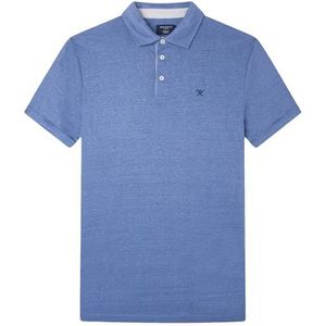 Hackett London Heren Cargo Short Polo, Blauw (Avio), XS, Blauw (Avio), XS