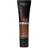 L'Oréal Paris Infaillible 32H Matte Cover Foundation 350, langdurige vloeibare make-up met warme ondertint, hoge dekking, formule met 4% niacinamiden, water- en veegvast, 1 x 30 ml