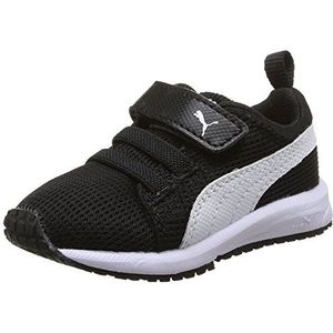 PUMA Carson Runner babyschoenen voor jongens - loopschoenen, Zwart Noir Black White, 22 EU