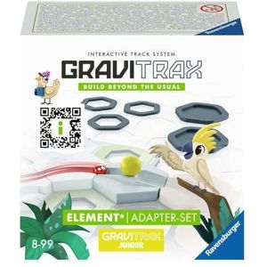 Ravensburger GraviTrax Element Adapter-Set - Erweiterbare Kugelbahn für Kinder, Interaktive Murmelbahn, Lernspielzeug und Konstruktionsspielzeug ab 8 Jahren