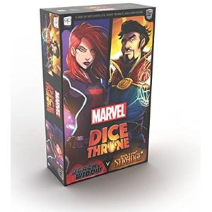 The OP USAopoly - Marvel Dice Throne 2-Hero Box (Black Widow, Doctor Strange) - Dobbelspel - Uitbreiding - Vanaf 8 jaar - 2 tot 6 spelers - Engelstalig