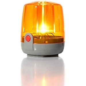 Rolly Toys Knipperlicht RollyFlashlight (knipperlicht oranje, rondomlicht met montagevoet, voor kindervoertuigen, werkt op batterijen) 409556