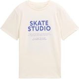 Tom Tailor - T-shirt - Korte Mouwen - Jongens - Comfortabel - Blauw - Katoen