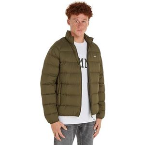 Tommy Jeans Heren Tjm Essential Lt Donsjack Ext Donsjassen, M, Groen, Drab Olijfgroen, XS