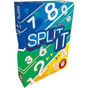 Piatnik 6675-Split Split It | Goed gedeeld is half gewonnen | Kaartspel | Handig typen | Vanaf 8 jaar