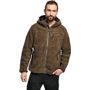 Brandit Teddyfleece werkjas, olijf, XXL