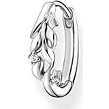 THOMAS SABO Sabo CR681-051-14 Enkelvoudige creoolblaadjes met witte zirkoniasteentjes in sterling zilver