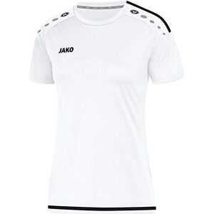 JAKO Dames Striker 2.0 KA shirt, wit/zwart, 40